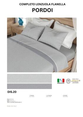 COMPLETO FLANELLA 2P PORDOI MONT BLANC2 Tellini S.R.L. Velkoobchodní oblečení